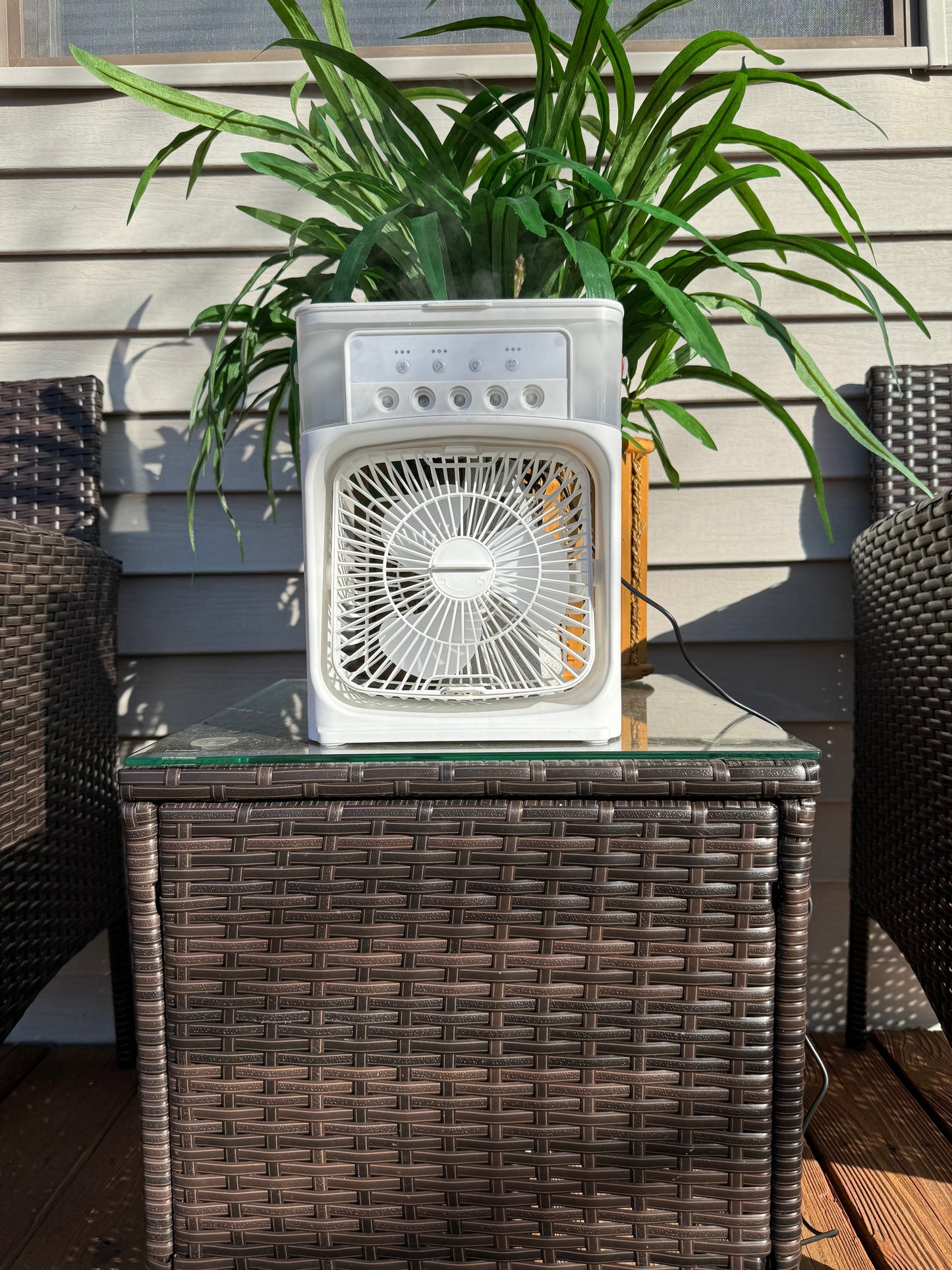 BreezeMist Pro™ - Tragbares Gebläse-Klimagerät