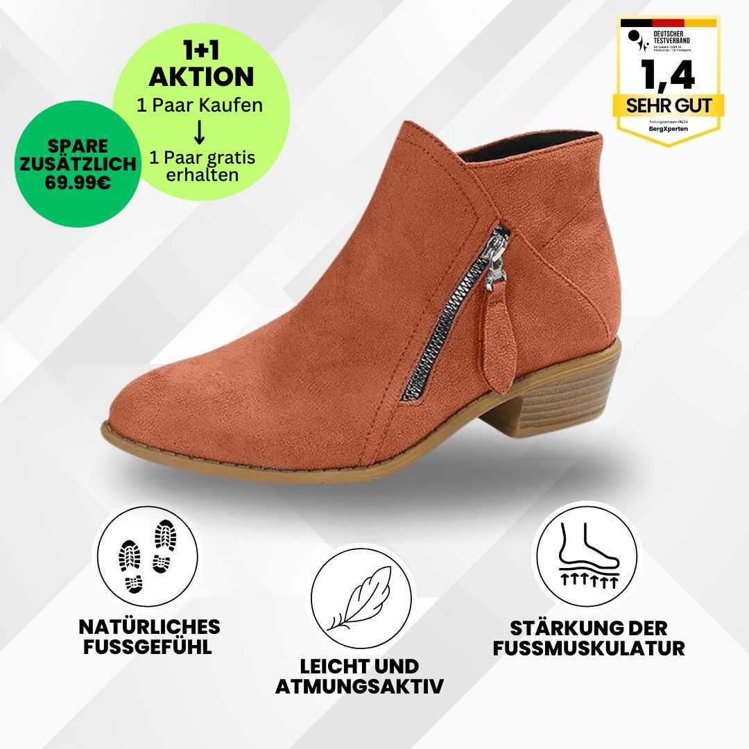 OrthoStep – Ergonomische Schmerzlinderungs-Stiefeletten mit ergonomischer Unterstützung - Sonderaktion 1+1 Gratis