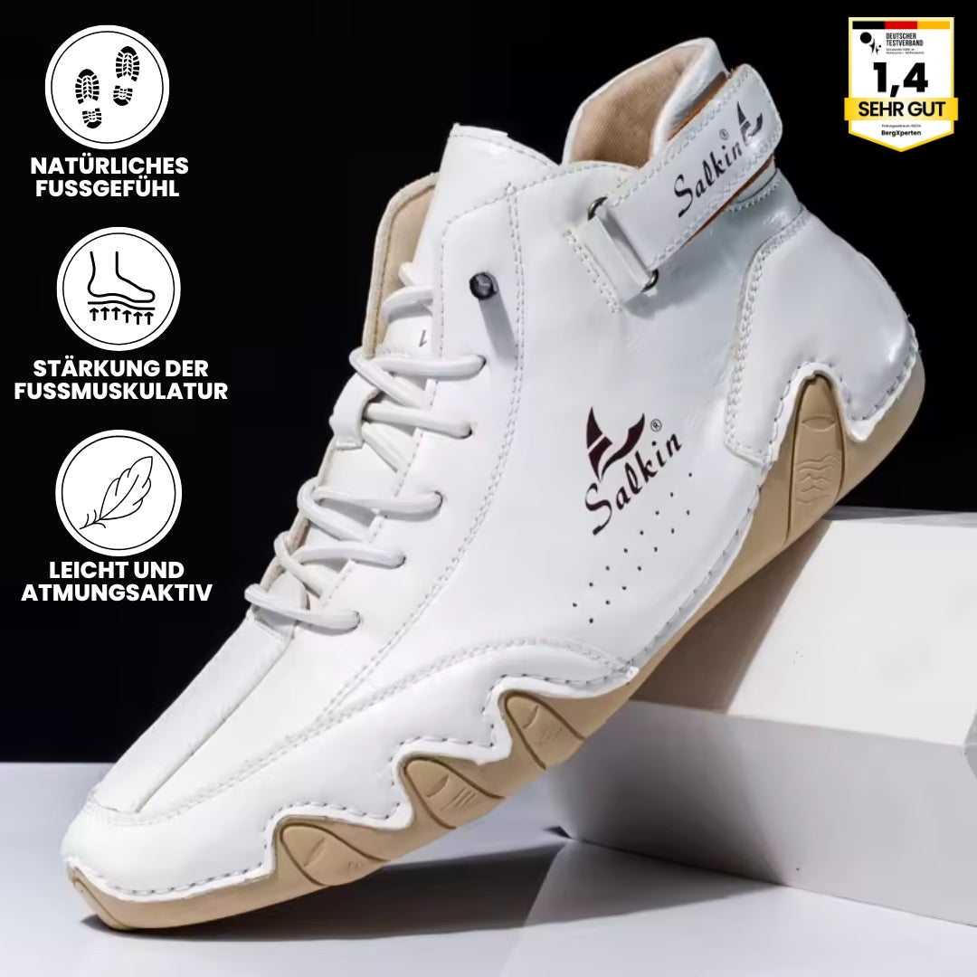 Alpaka - orthopädische, wasserdichte & rutschfeste Leder-Barfußschuhe für Schwangerschaft & Nachgeburt