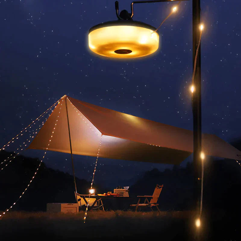 Atmospheric Light Roller™ | Nie wieder ohne Licht: tragbare und wiederaufladbare Außenbeleuchtung