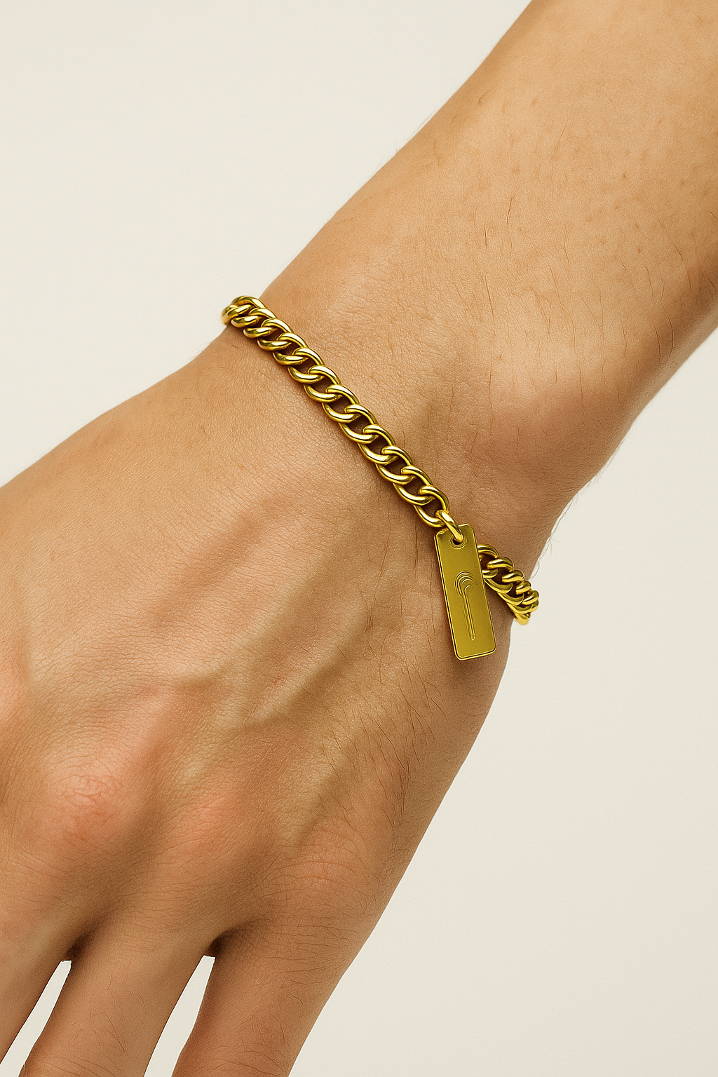 Elias | Cuban classic feines Gliederarmband in Gold oder Silber