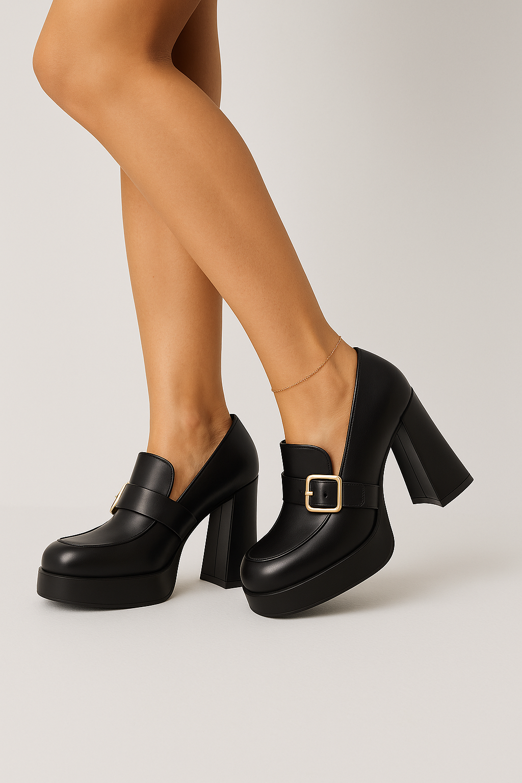 Jasiri | Damen Absatz-Pumps mit Schnalle