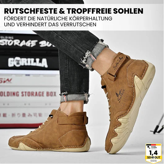 Alpaka - orthopädische, wasserdichte & rutschfeste Leder-Barfußschuhe - Sonderaktion 1+1 Gratis