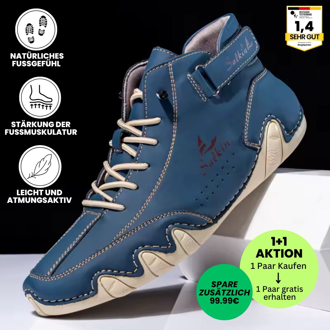 Alpaka - orthopädische, wasserdichte & rutschfeste Leder-Barfußschuhe - Sonderaktion 1+1 Gratis