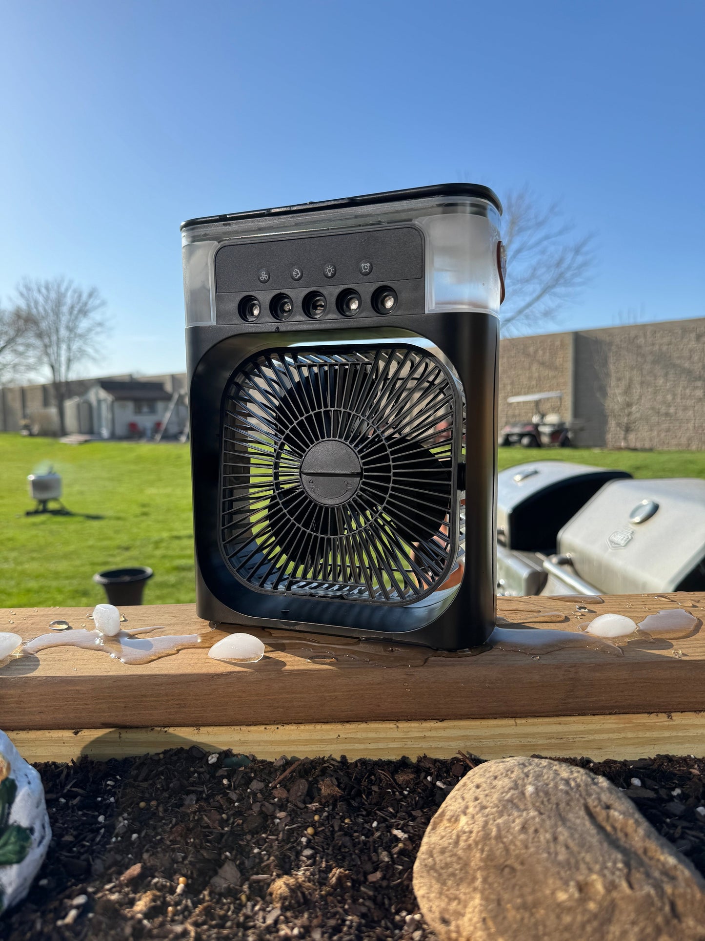 BreezeMist Pro™ - Tragbares Gebläse-Klimagerät