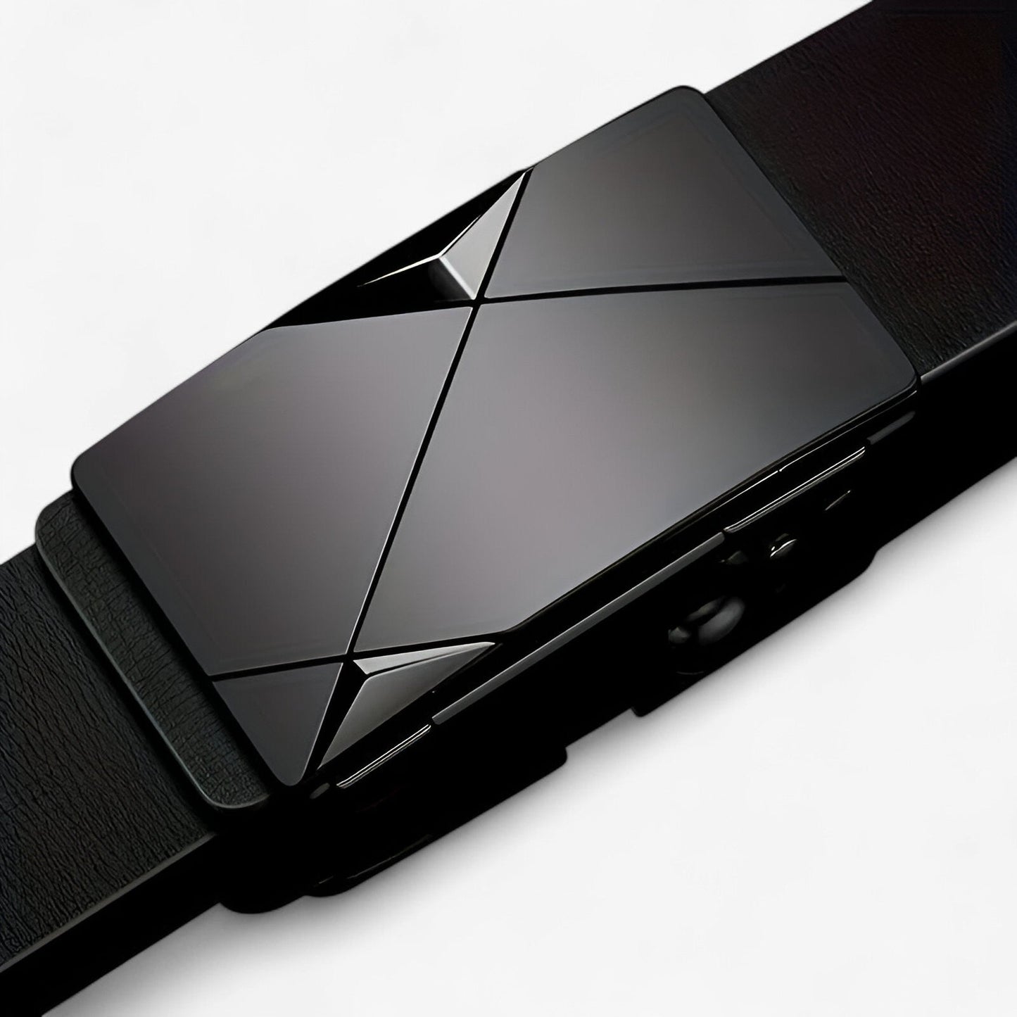 Herrenledergürtel mit Automatischer Schnalle