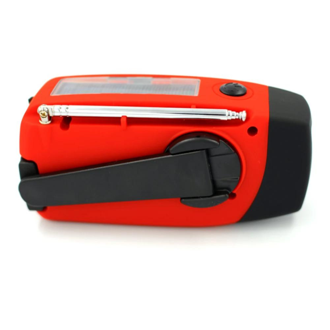 SolarSafe - Notfallradio & Taschenlampe mit Solar- und Handaufladung!