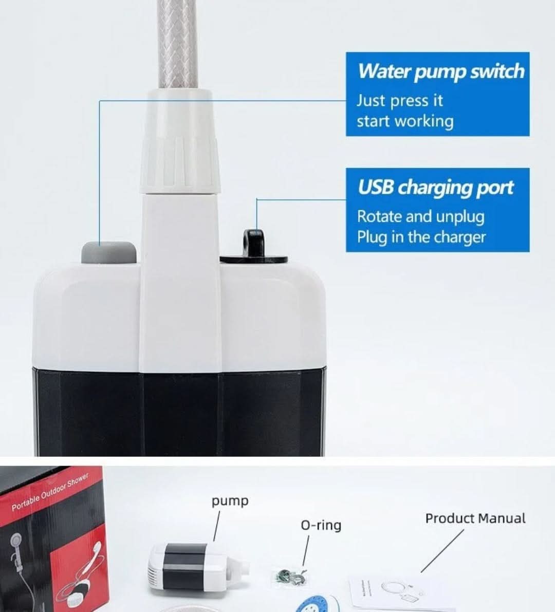 Smartshower | Tragbare Dusche | 50% RABATT