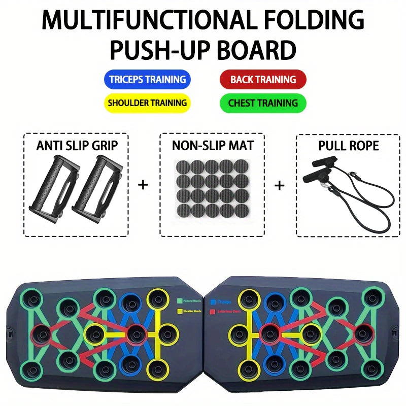 FlexBoard™ - Multifunktionales, zusammenklappbares Push-up-Board-Set