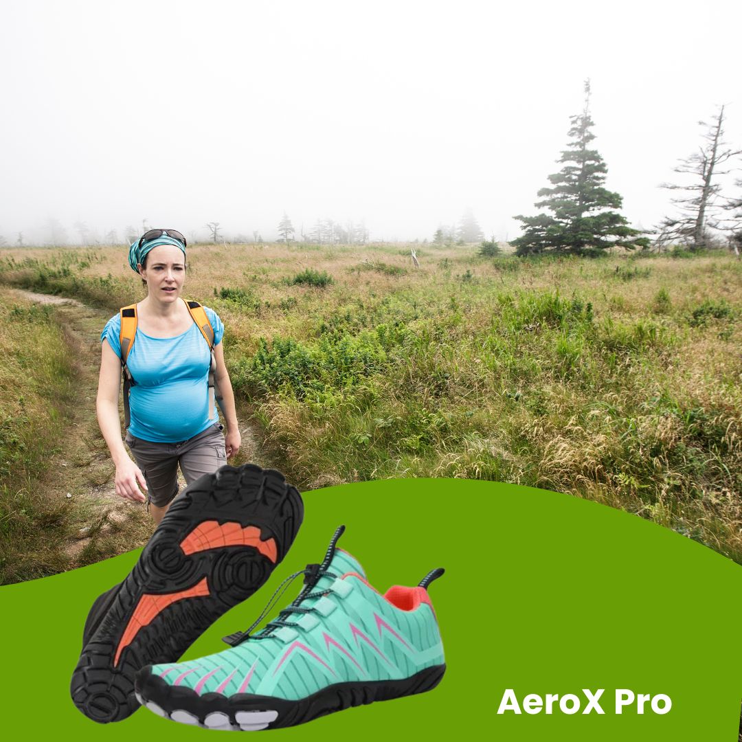 AeroX Pro - ergonomischer schmerzlindernder Barfußschuh für Schwangerschaft & Nachgeburt