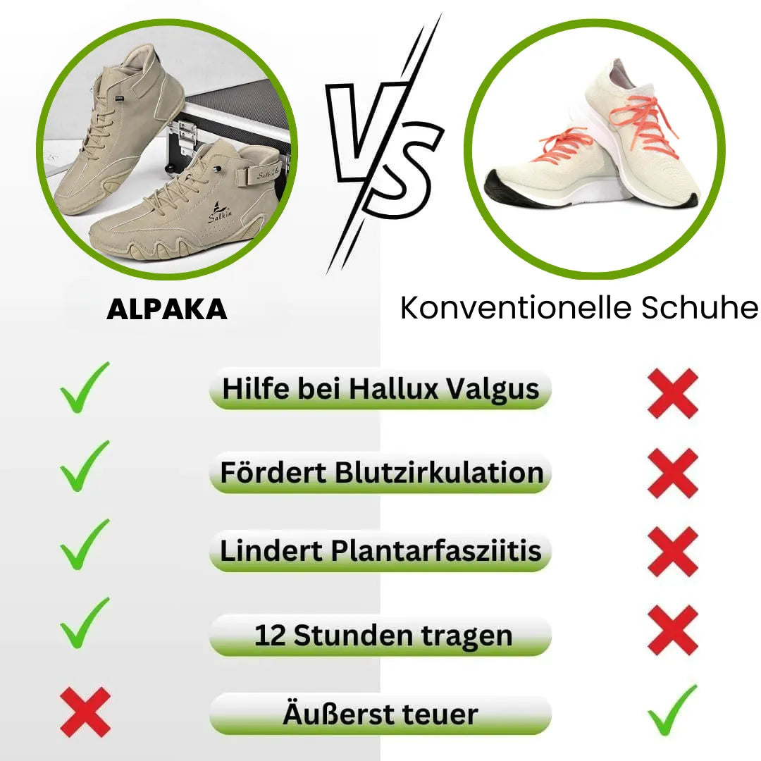 Alpaka - orthopädische, wasserdichte & rutschfeste Leder-Barfußschuhe für Schwangerschaft & Nachgeburt