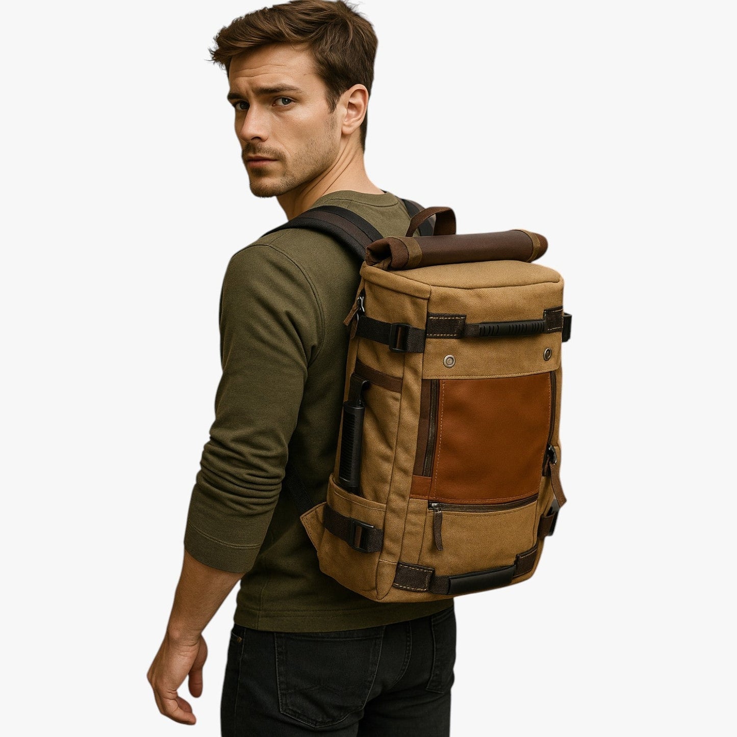 Jonas | Campingrucksack: wasserdicht, geräumig und bereit für jedes Abenteuer