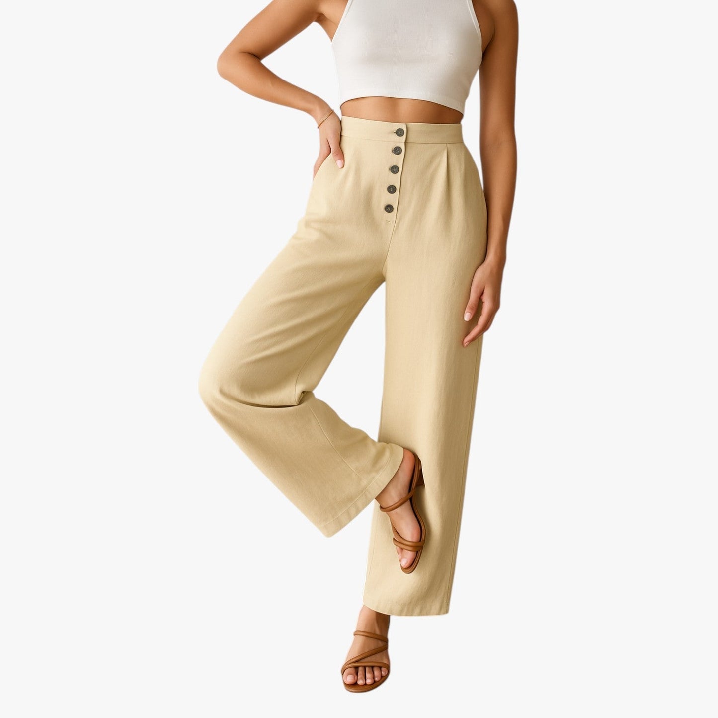 Vannesa | Damen-Shorts für den Sommer – Frisch, bequem und bügelfrei aus Leinen und Baumwolle