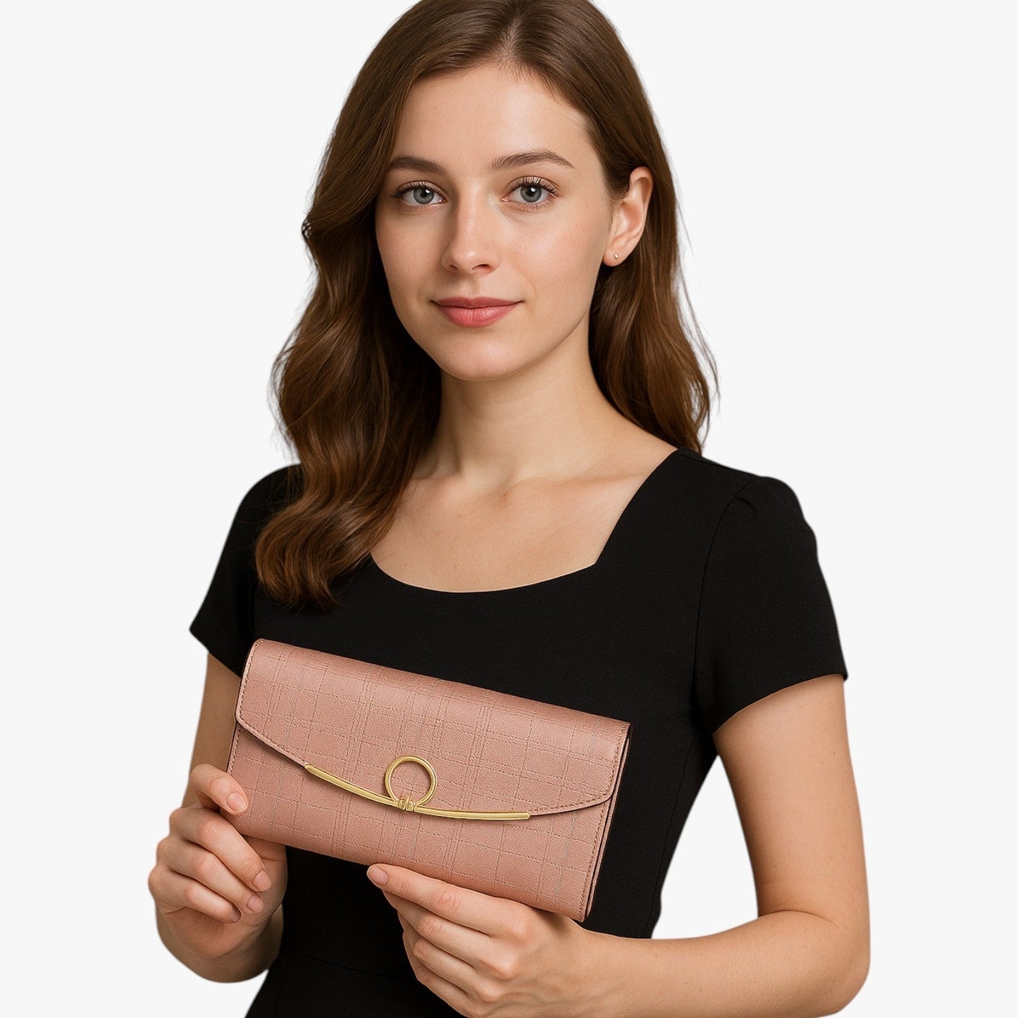 Zariyah | Elegante langes Lederportemonnaie mit großer Kapazität