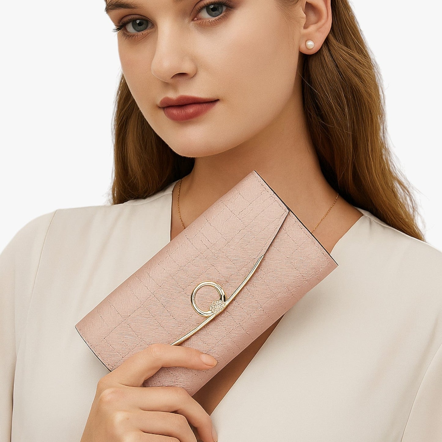 Zariyah | Elegante langes Lederportemonnaie mit großer Kapazität
