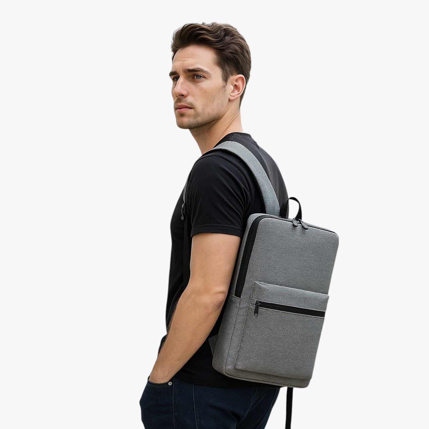 Harrison | Wasserdichter Slim-Rucksack für Laptop 14''-15,6''