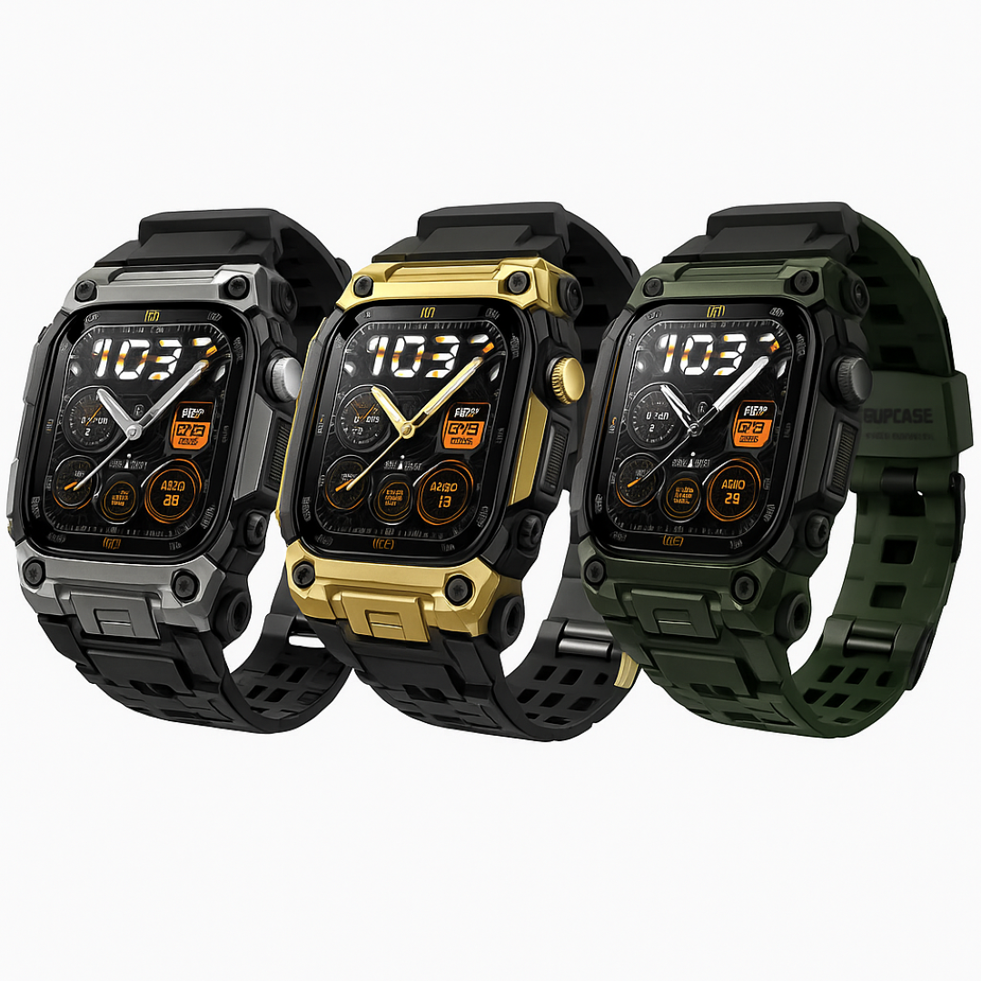 Titan | Robustes Gehäuse mit Armband für die Apple Watch 10