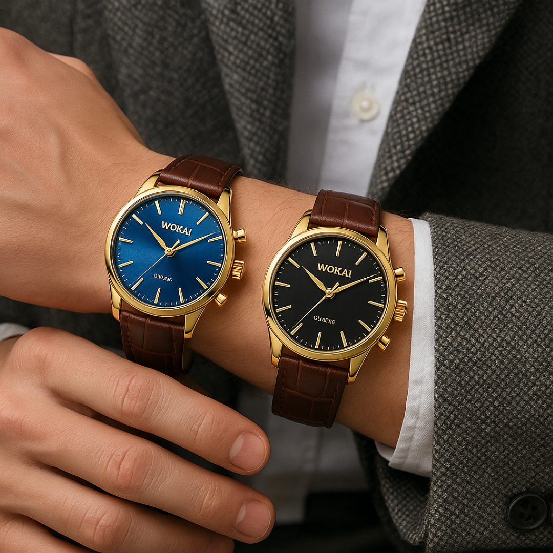 George | Retro Unisex Quarz-Uhr