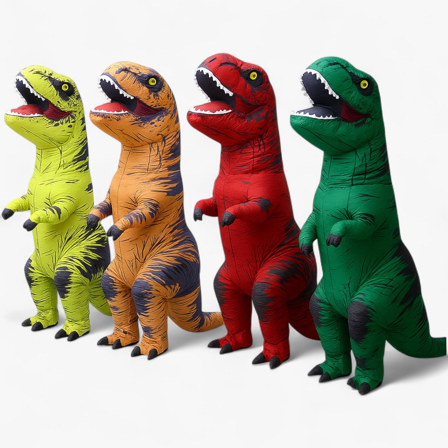 Rex | Aufblasbares T-Rex Kostüm - Lustig für Kinder und Erwachsene