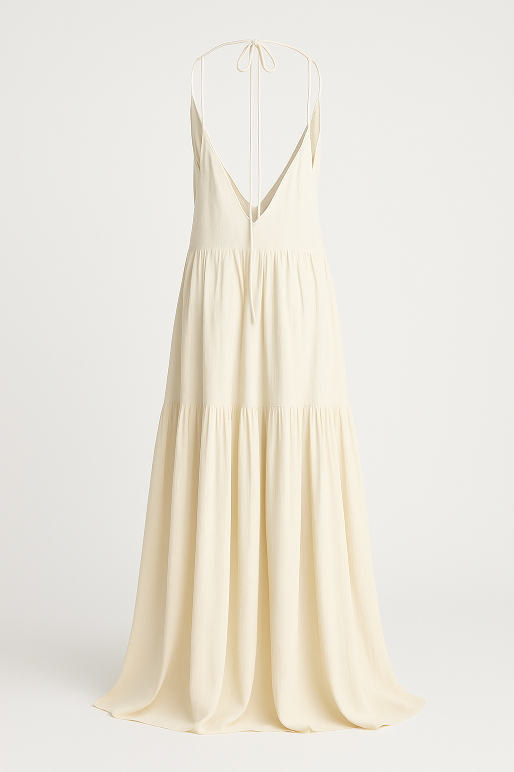 Bequemes & trendiges Maxi-Slipkleid mit Halterneck zum Binden – Komfort und Stil für jeden Tag
