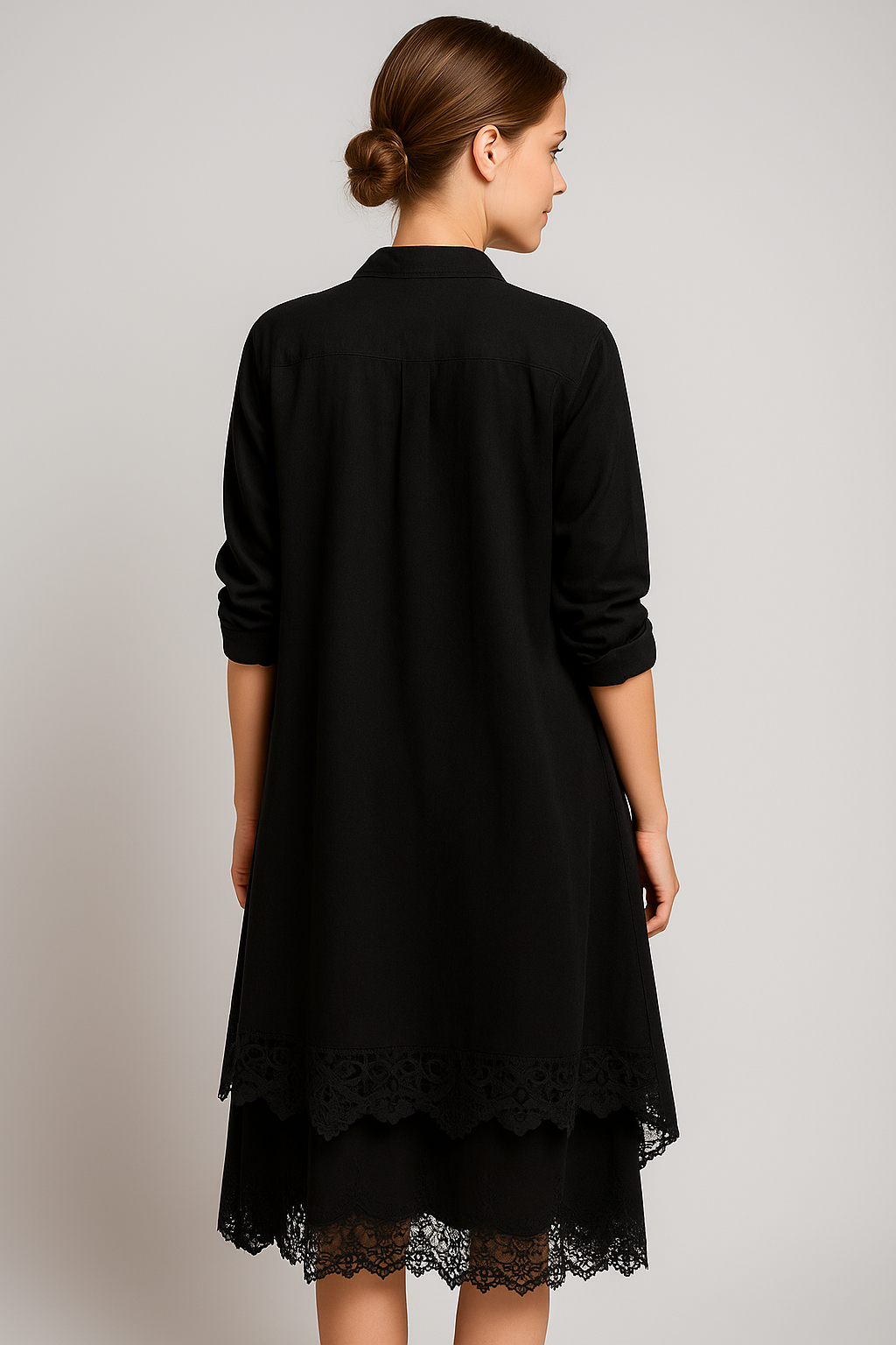 Aurora | Damen Boho Sommerkleid mit Oversize Hemd