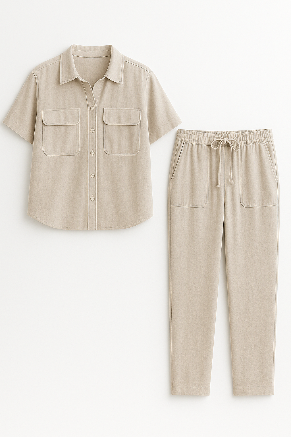 Cora | Damen Elegantes Baumwoll Sommer Outfit