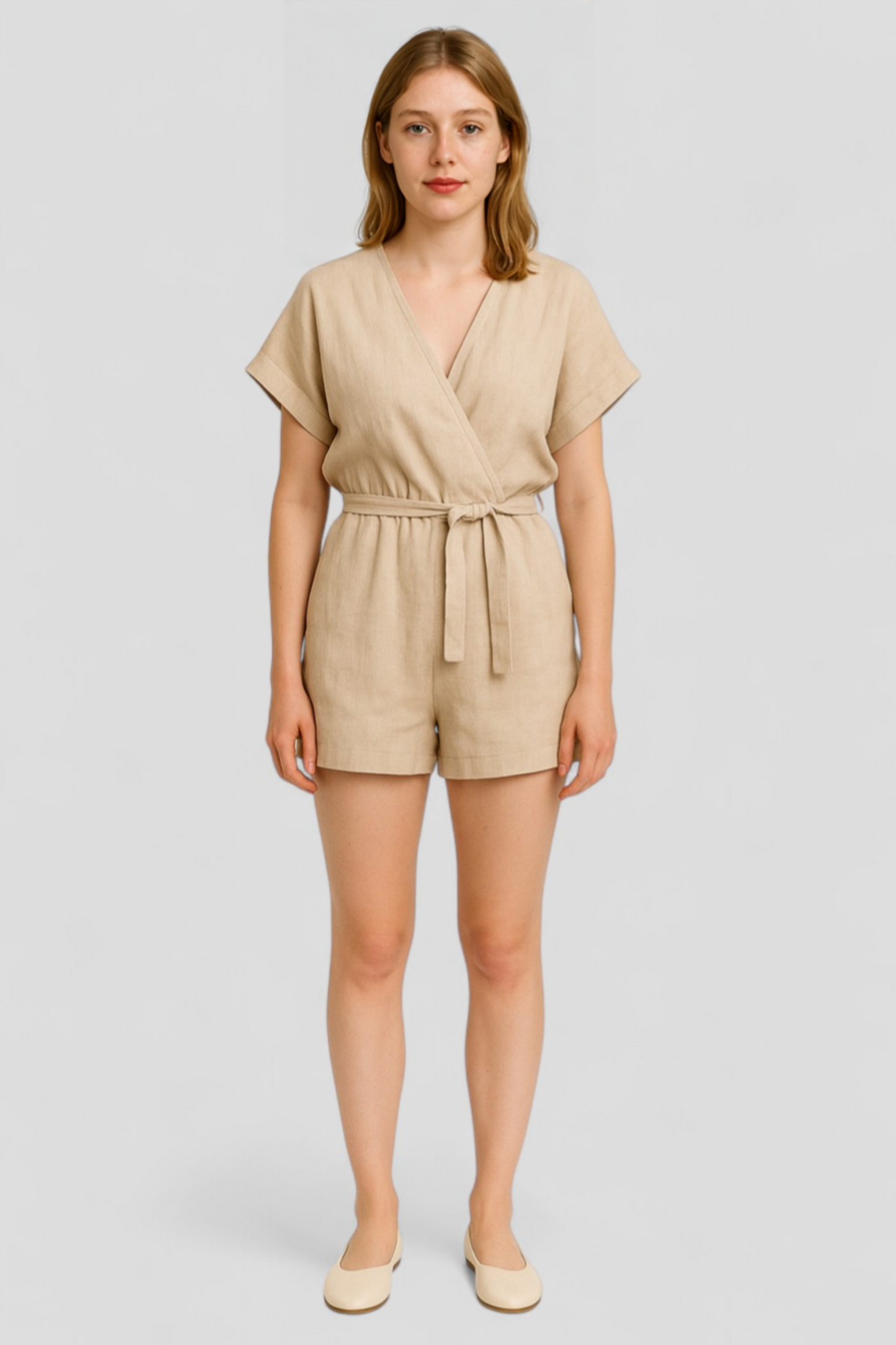 Martina | Damen Jumpsuit Elegant Sommer Leinen