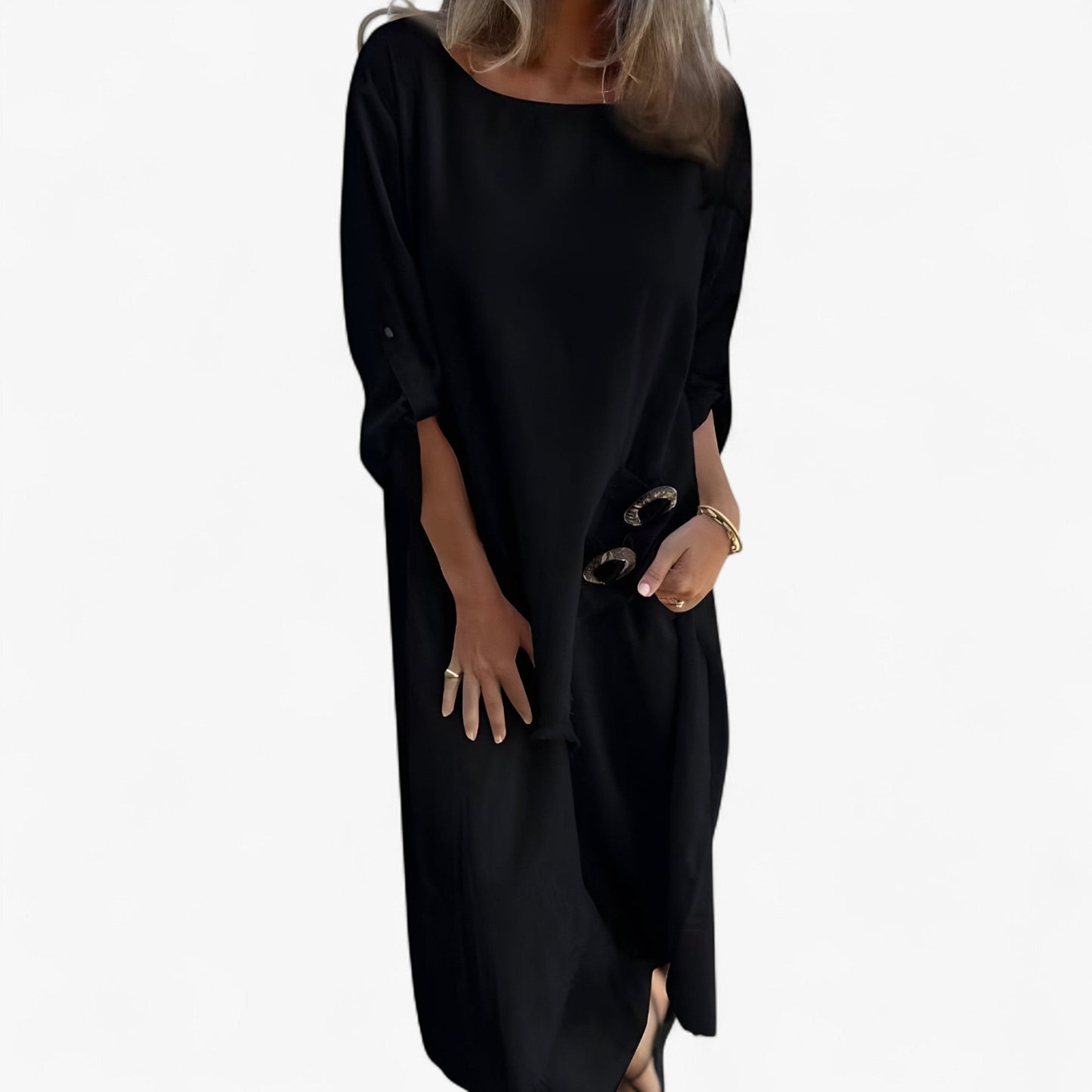 Mia | Damen Leinen Set Kleid und Hose für Alltag und Freizeit