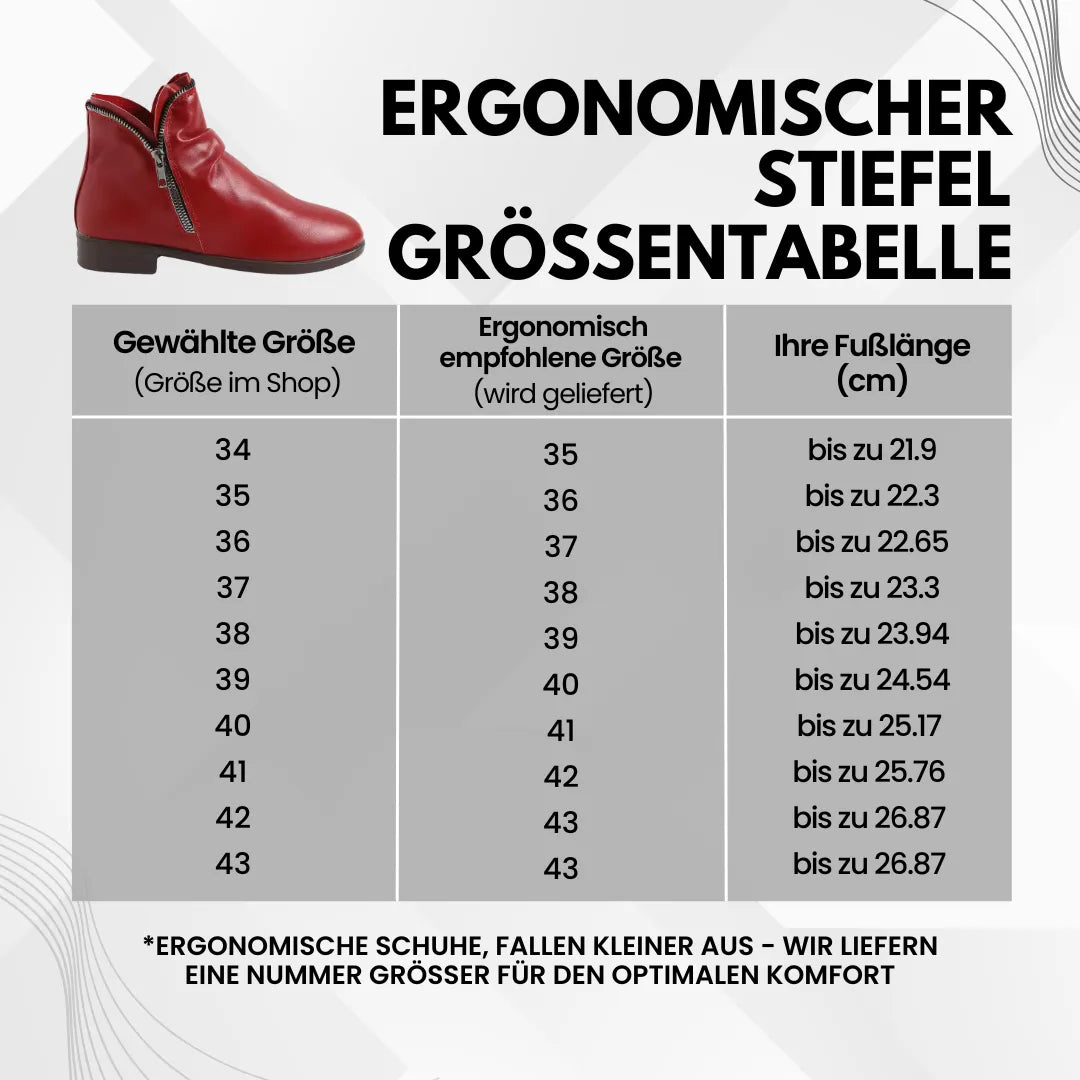 Ergonomischer Stiefel Schuh
