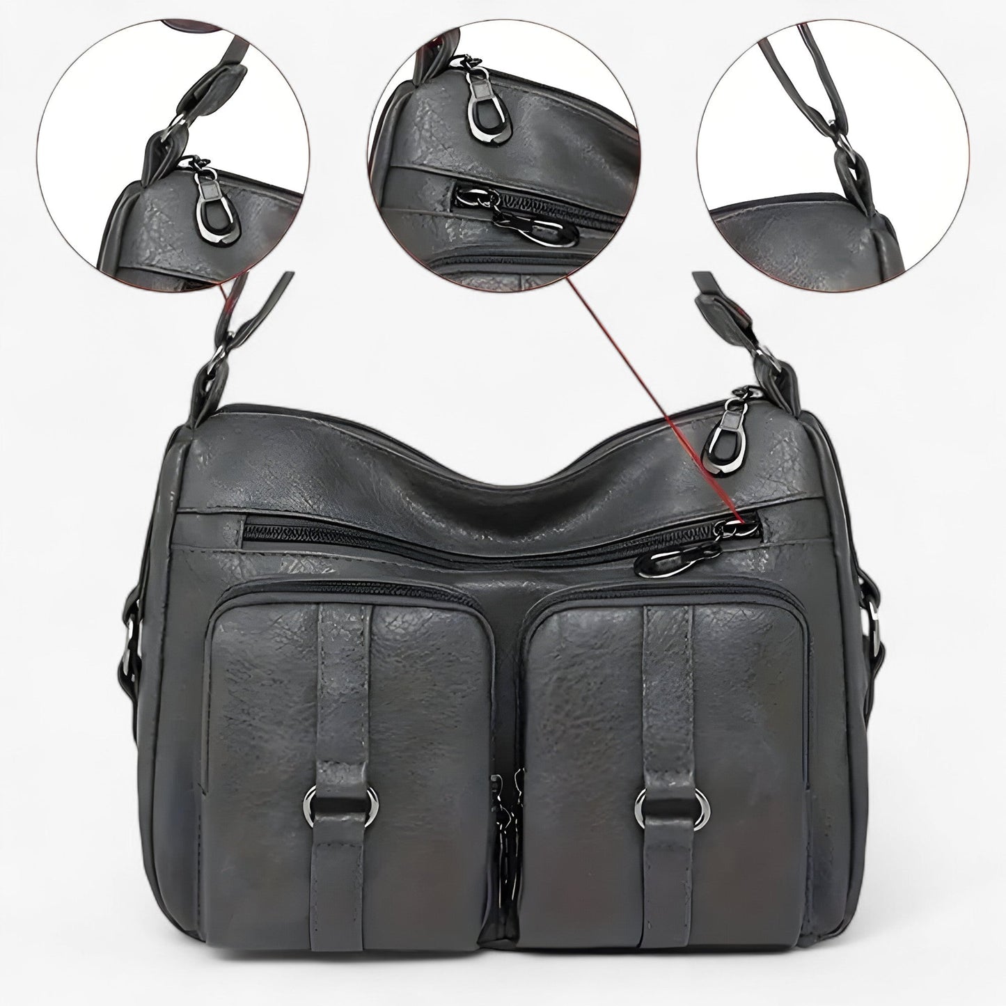 Gwyneth Cargo Tasche | Damenhandtasche mit mehreren Fächern