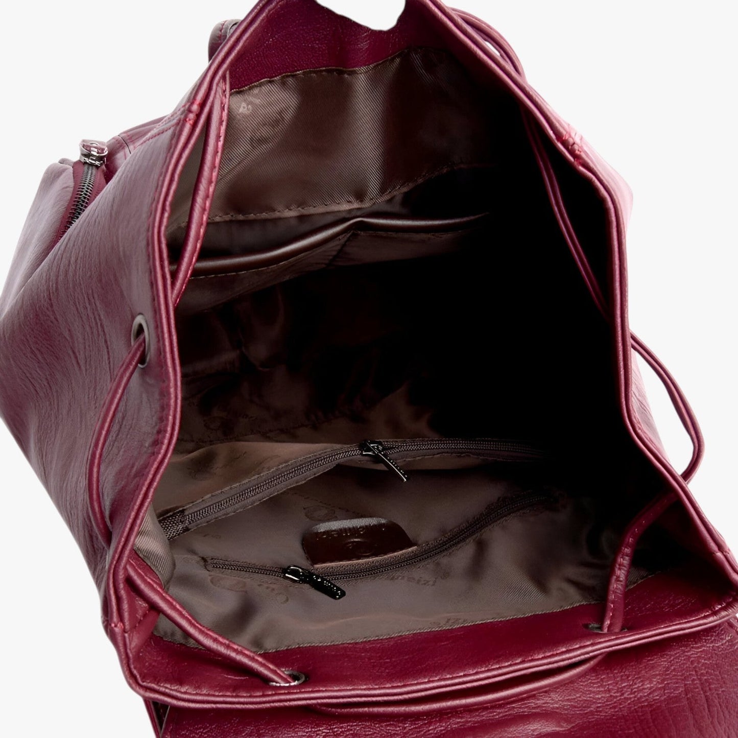 Charlie | Modischer Leder-Rucksack mit großem Fassungsvermögen