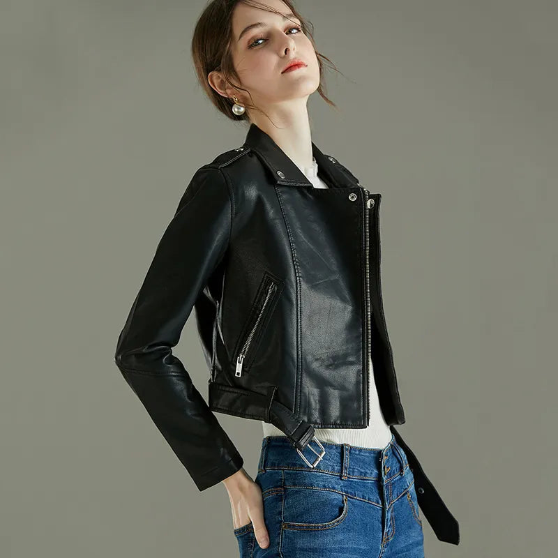 Vegane Damen Lederjacke – Alivra