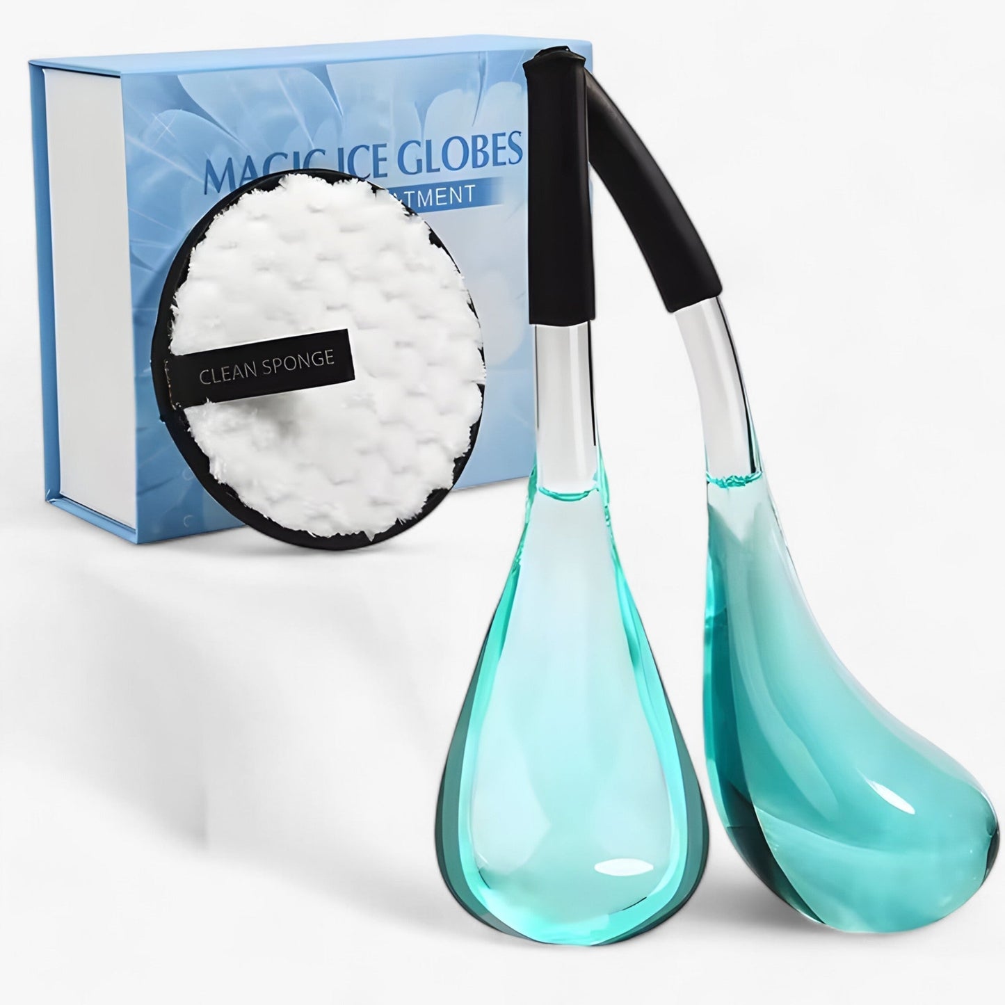 BeautyCool | Kristallkühlkugeln - Energiemassage für Gesicht & Augen, 2 Stück/Box