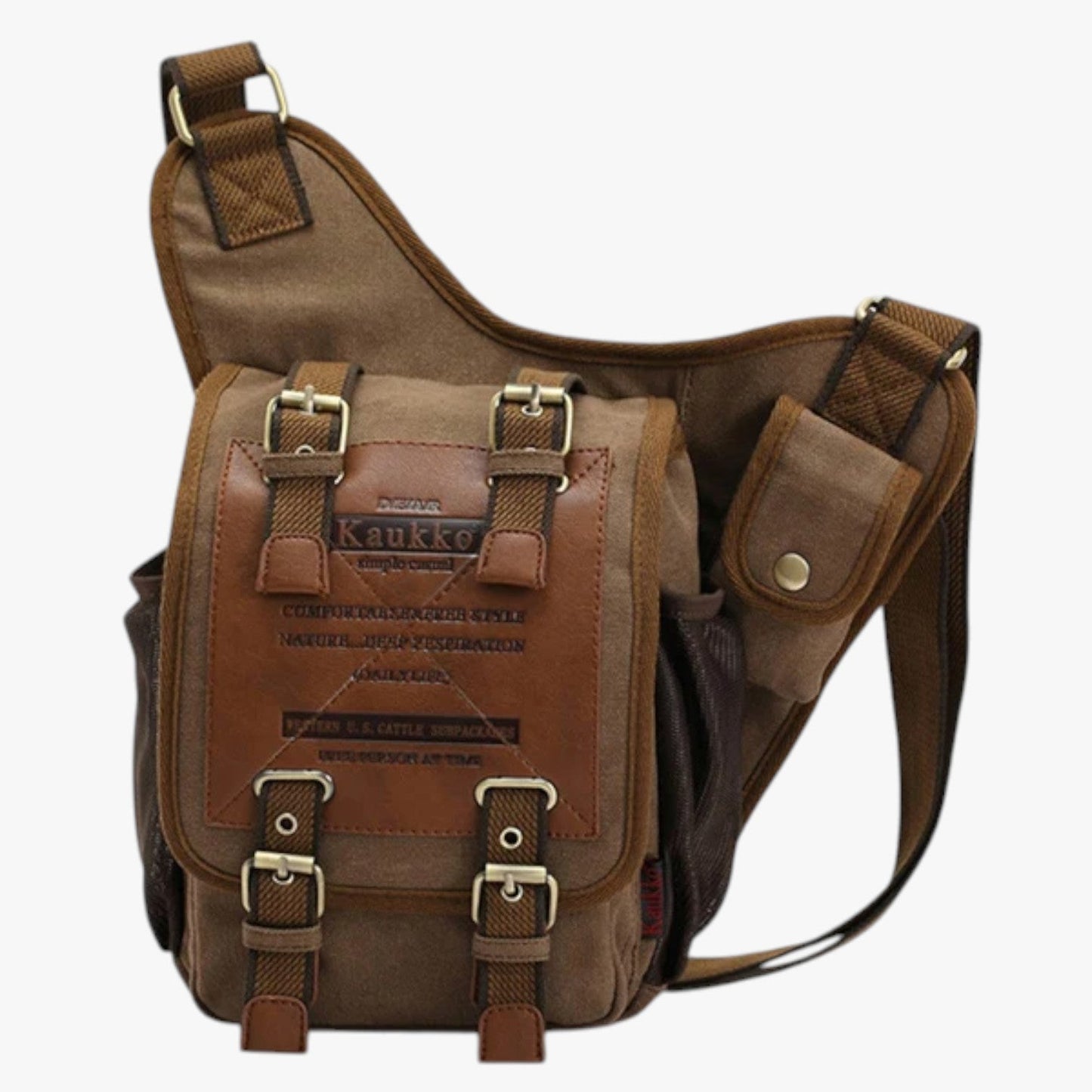Adam | Herren Messenger-Tasche aus Vintage-Nylon Praktisch, Leicht, Immer bei Dir