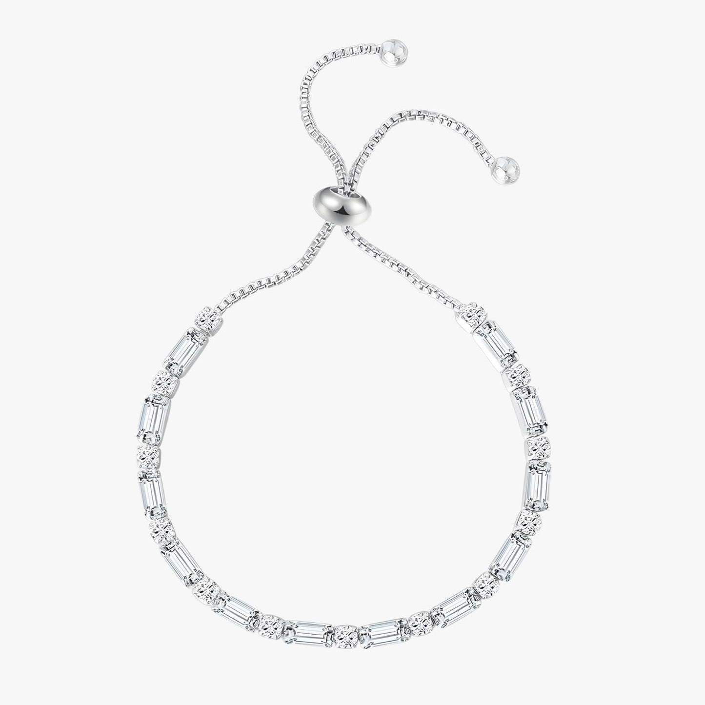 Valerie | Geometrisches Armband Roségold mit Zirkonia Elegantes Geschenk für Damen
