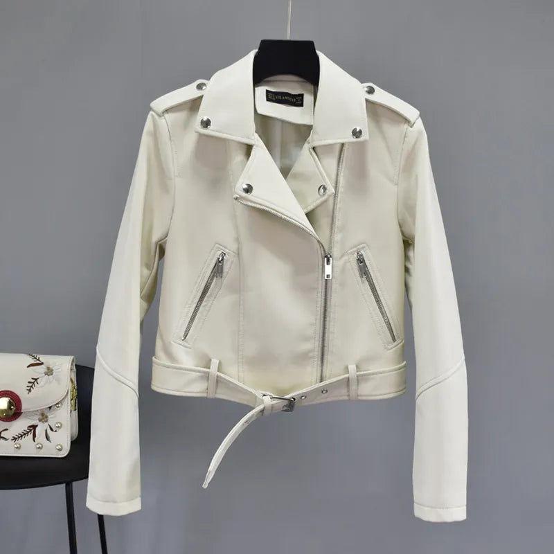 Vegane Damen Lederjacke – Alivra