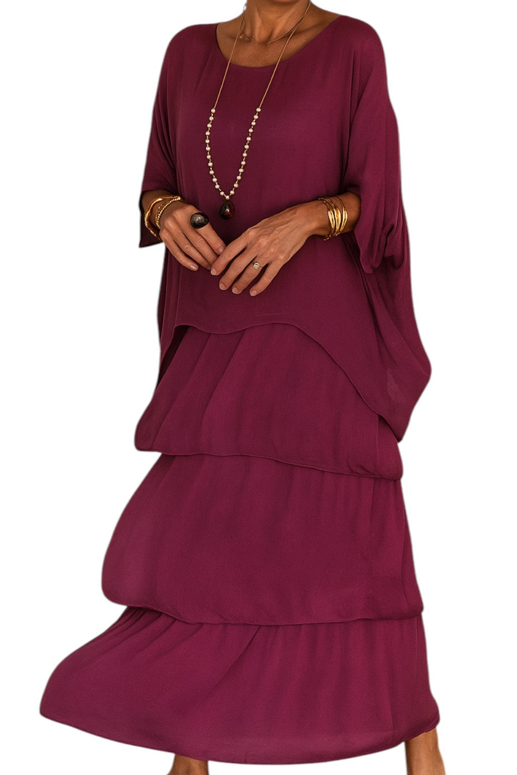 Palma | Maxikleid Damen Festlich A-Linie Elegantes Kleid