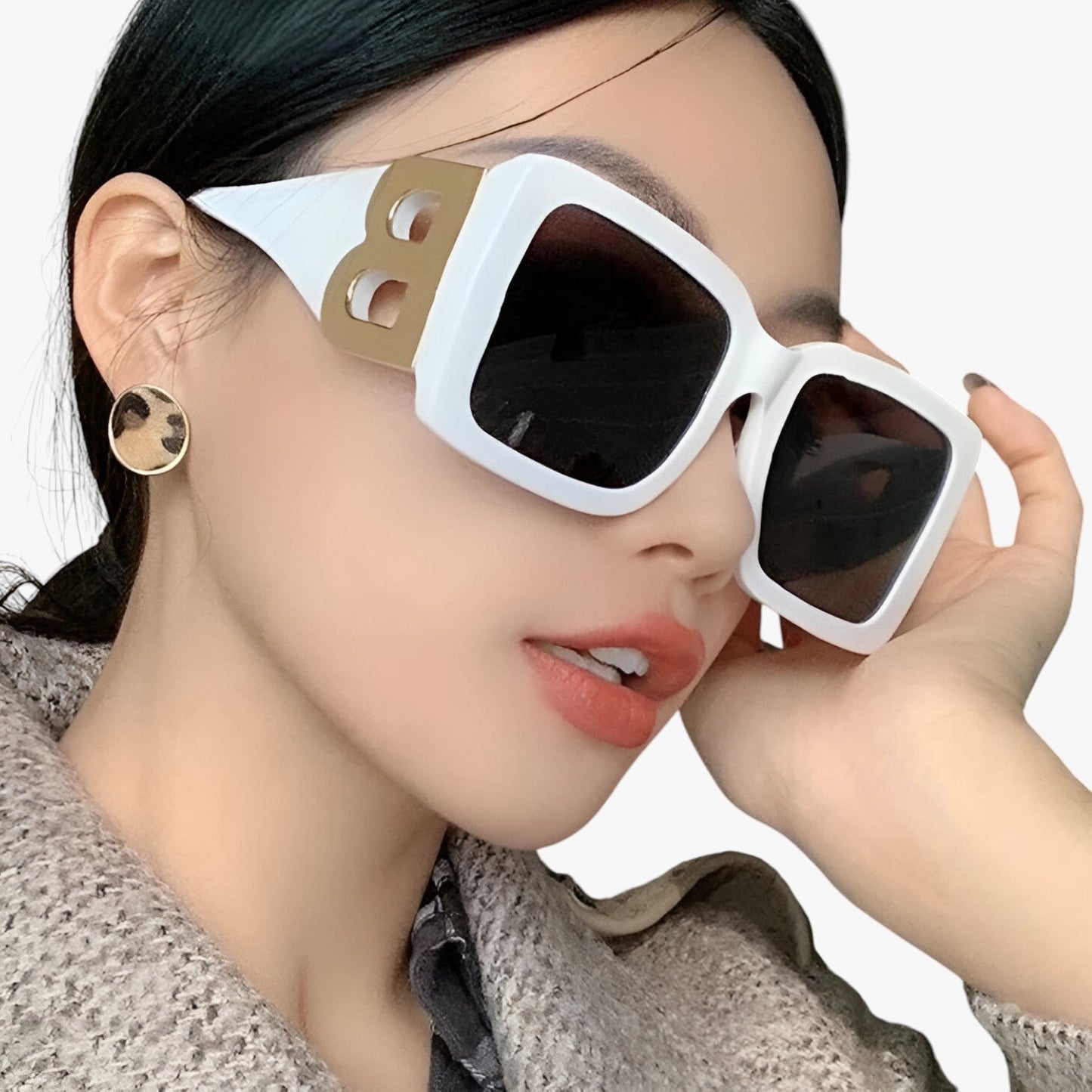 Veda | Stoer und stilvoll - Übergroße Sonnenbrille mit UV400-Schutz
