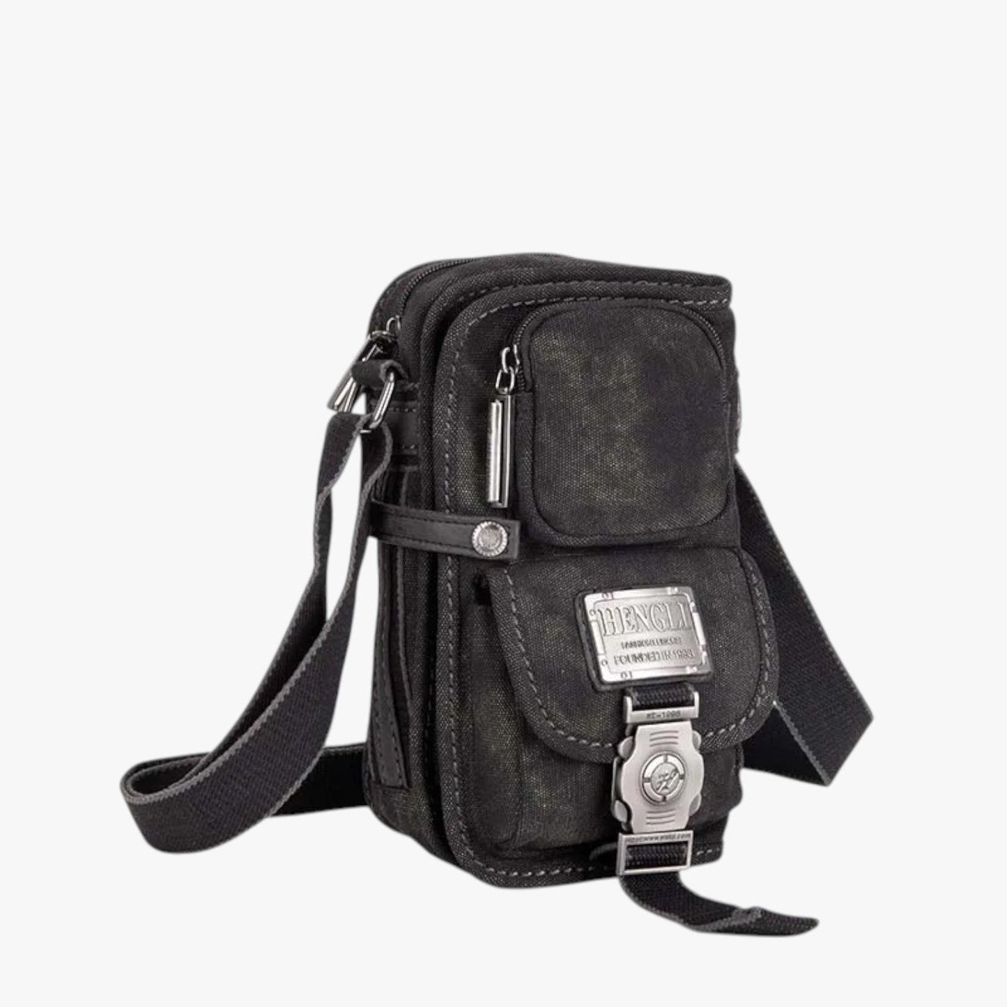 Evren | Elegant und praktisch: Die Canvas-Schultertasche, perfekt für jede Reise