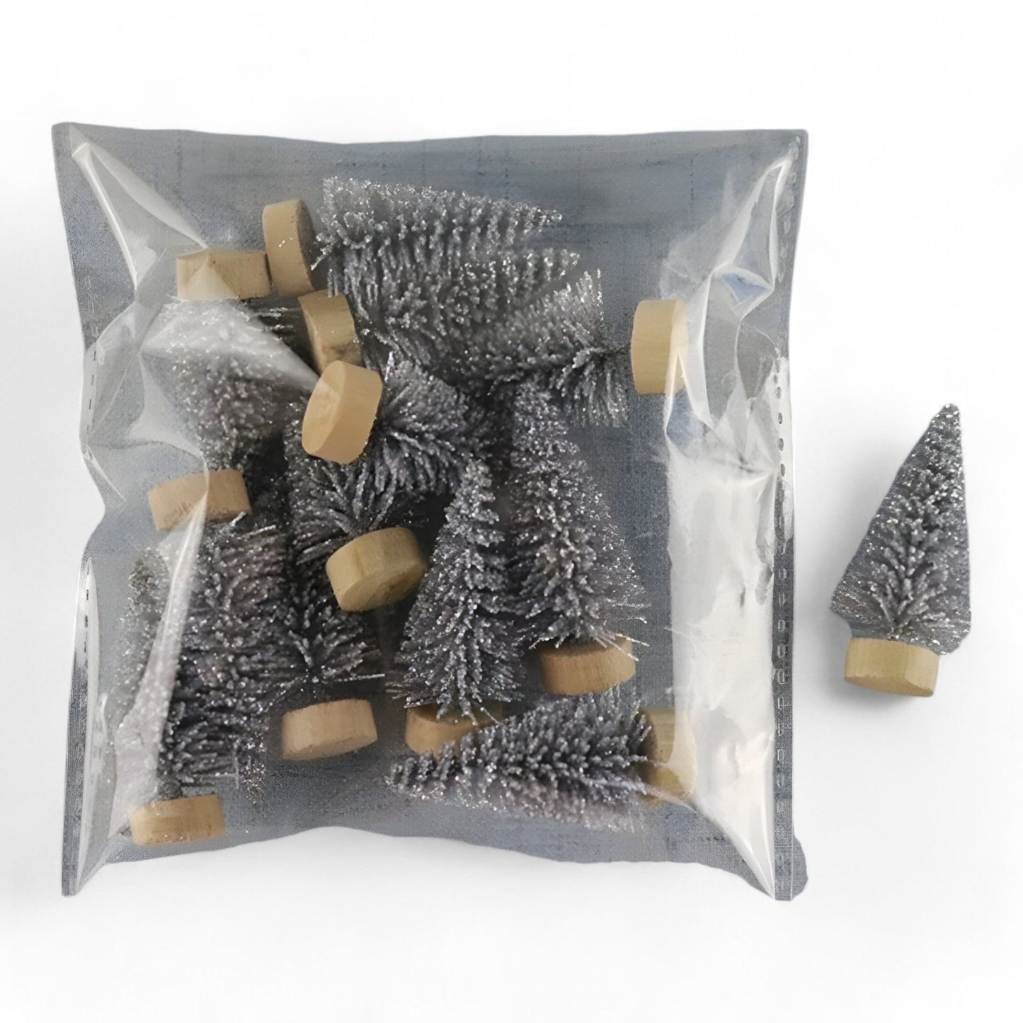 Weihnachtsliebhaber | 12PCS Mini Weihnachtsbäume - Lustige und festliche DIY-Dekoration für Zuhause und Büro