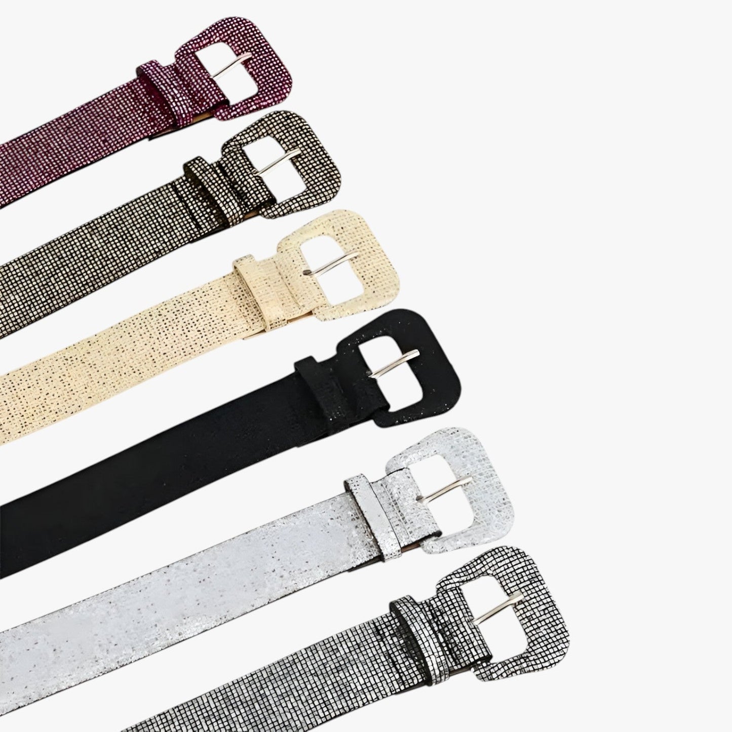Zoe | Glänzender Gürtel mit Pailletten für Jeans und Mäntel