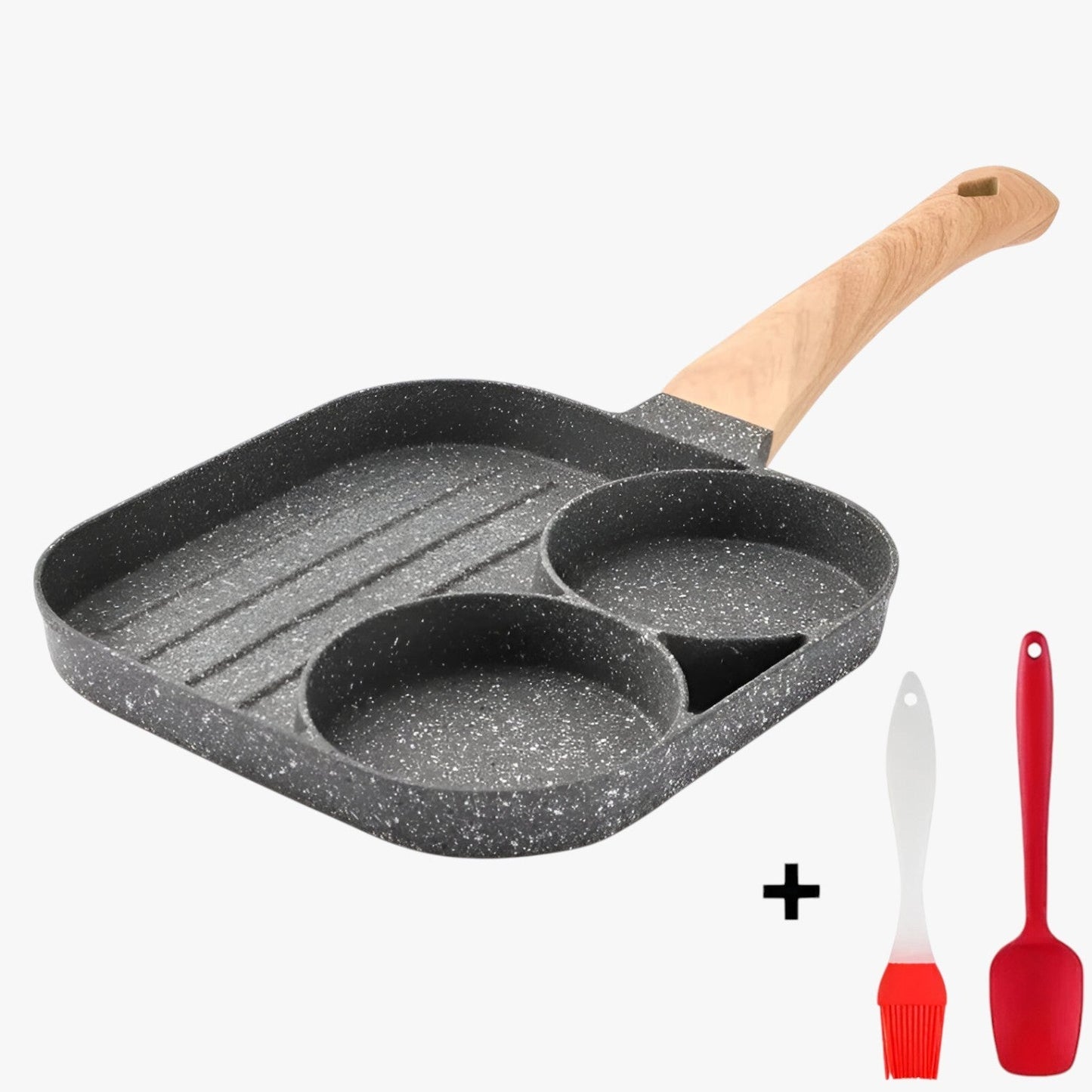 Zephyr | 4 in 1 Antihaft Frühstückspfanne