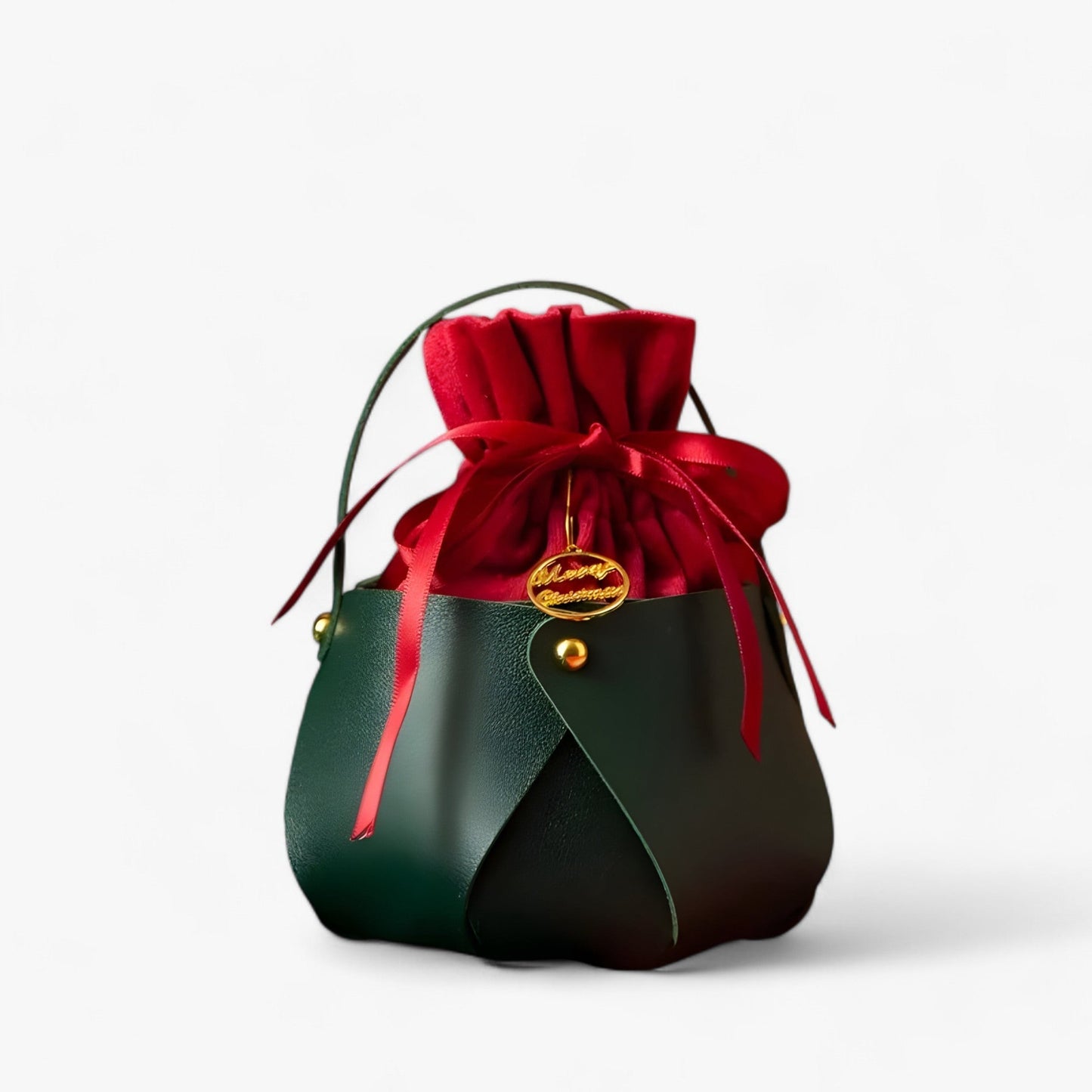 1 Stück Weihnachtsapfel-Tasche - Tragbare Geschenkbox für festliche Verpackung