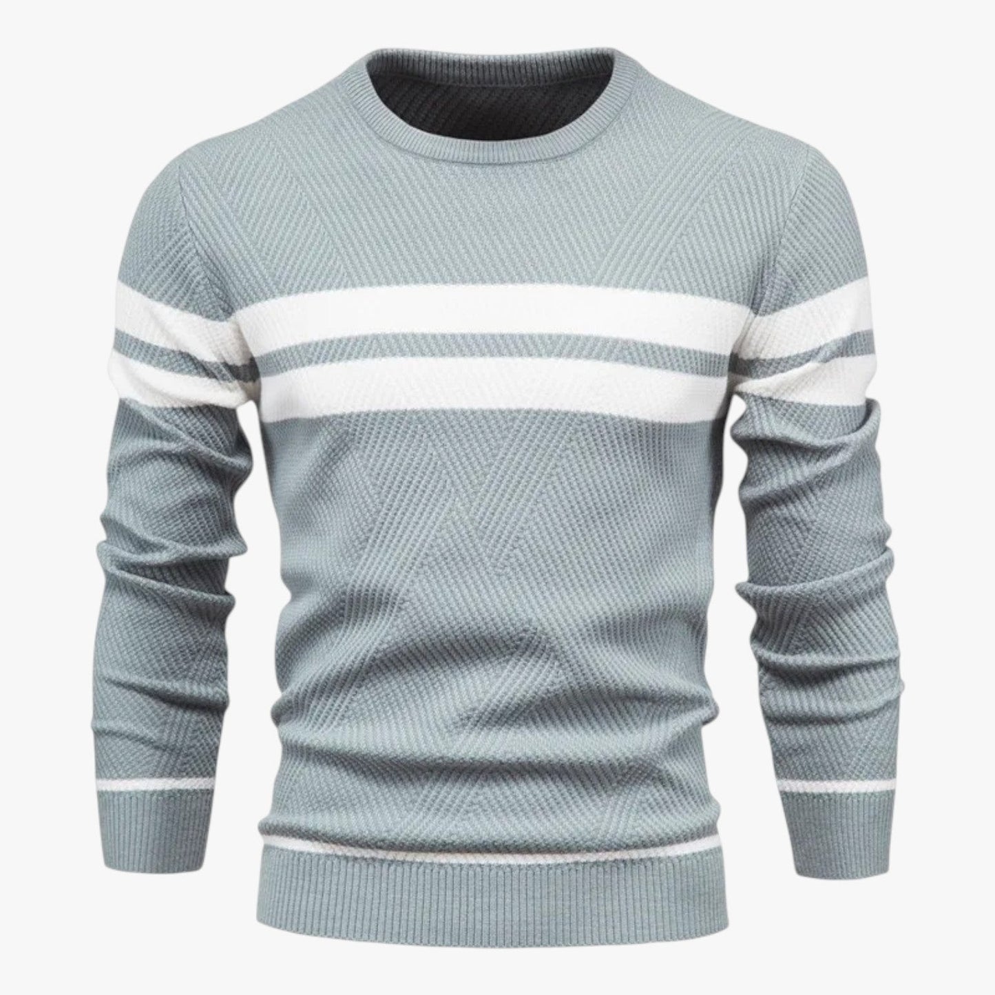Adam | Eleganter Männer-Sommerpulli mit warmem, schlankem Schnitt und floraler Stil