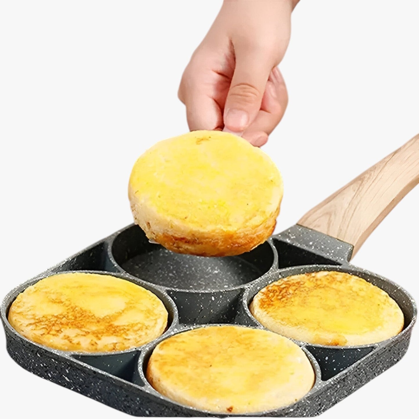 Zephyr | 4 in 1 Antihaft Frühstückspfanne