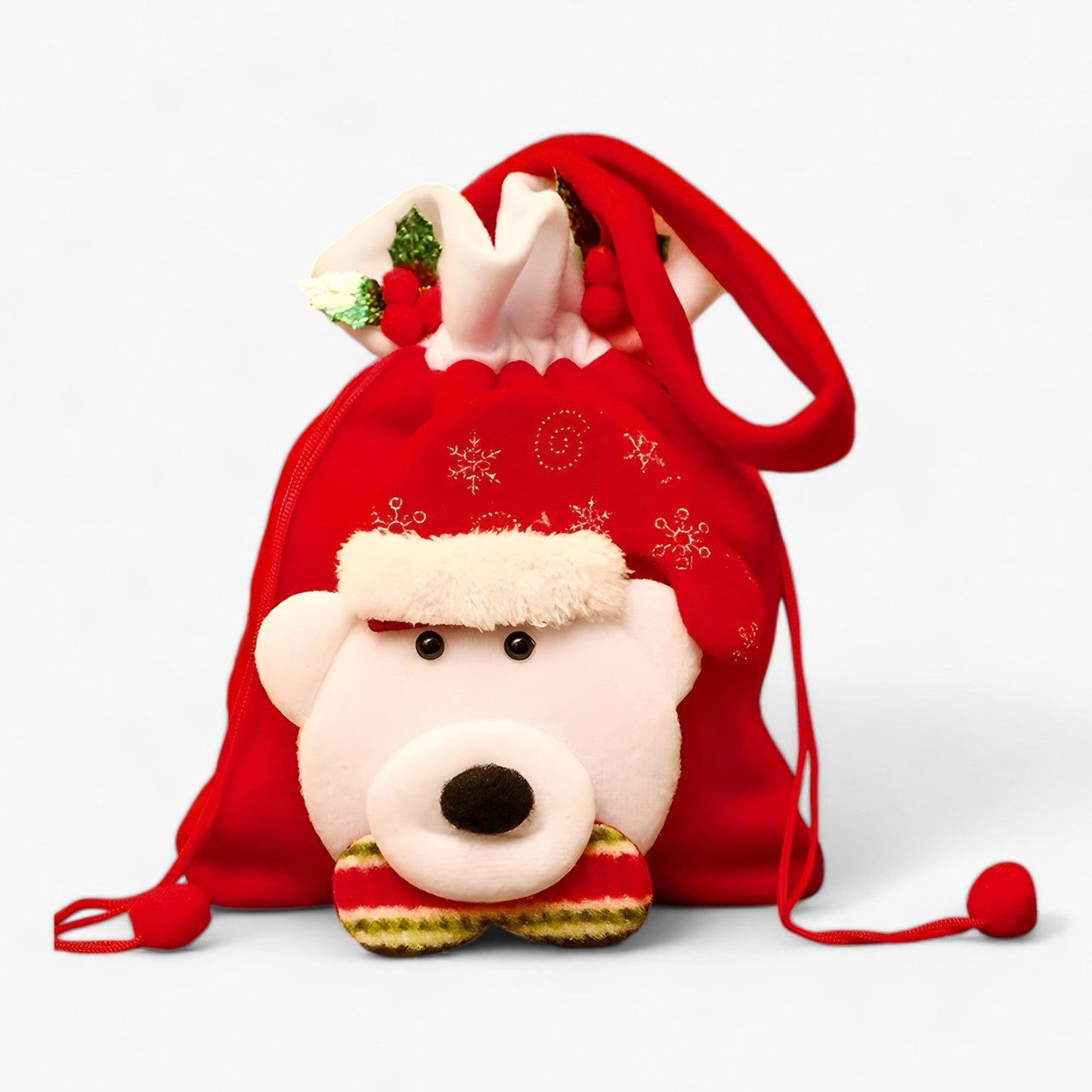 Weihnachtsmannbär | Weihnachtsgeschenktüten – perfekt zum Aufbewahren Ihrer festlichen Geschenke und Süßigkeiten