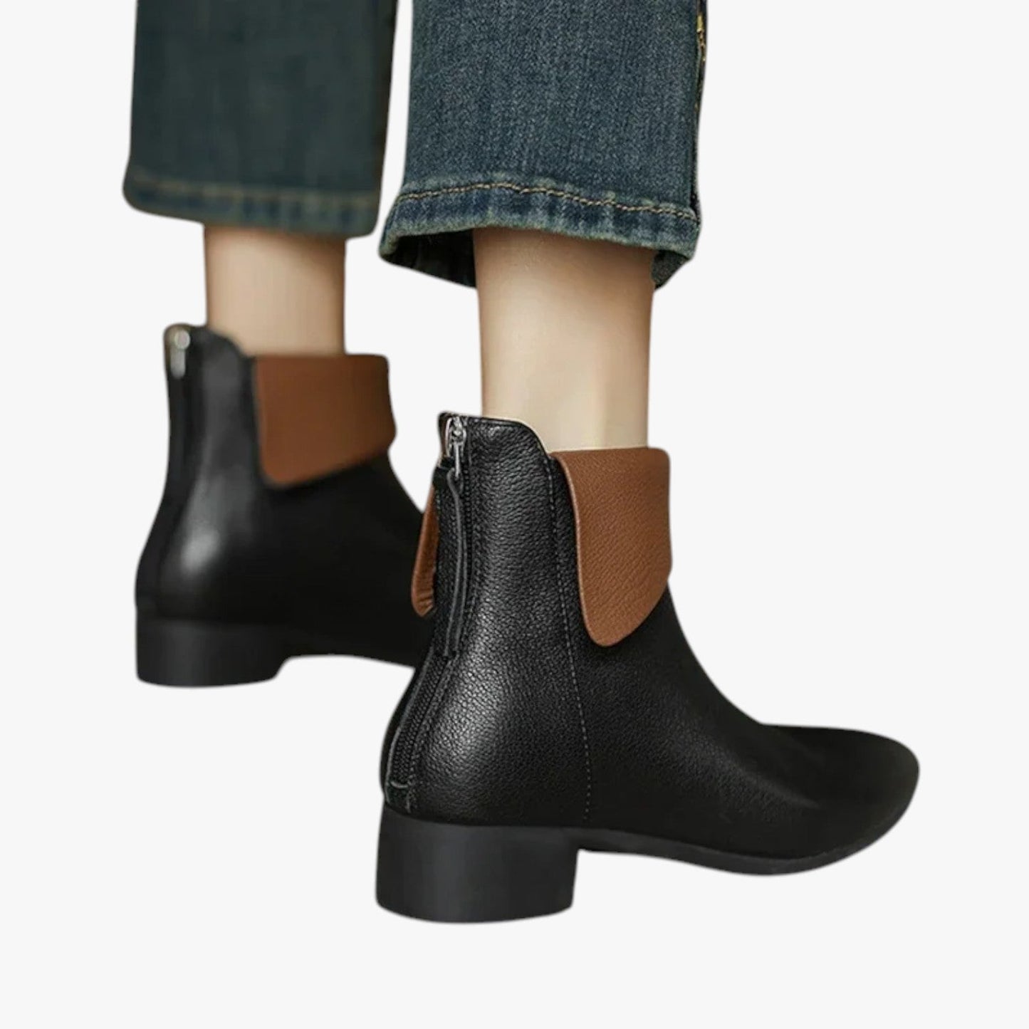 Amelia | Retro-Lederstiefel: Komfort und Stil für den Herbst
