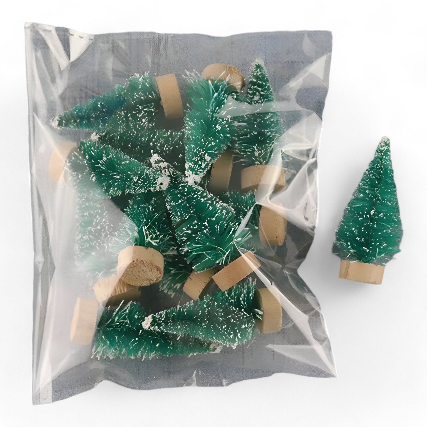 Weihnachtsliebhaber | 12PCS Mini Weihnachtsbäume - Lustige und festliche DIY-Dekoration für Zuhause und Büro