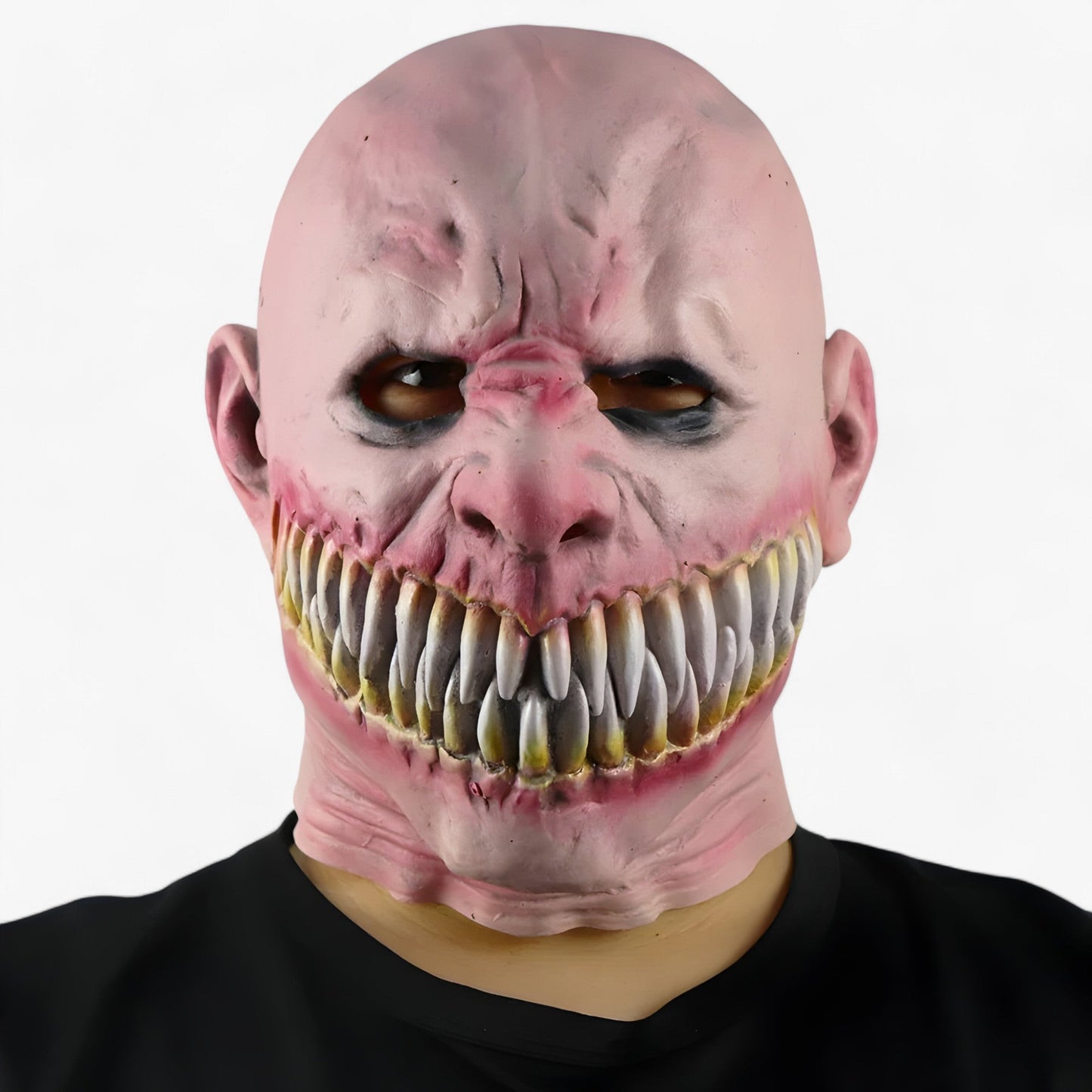 Stalker-Clownmaske - Gruselig mit großen Zähnen für Halloween