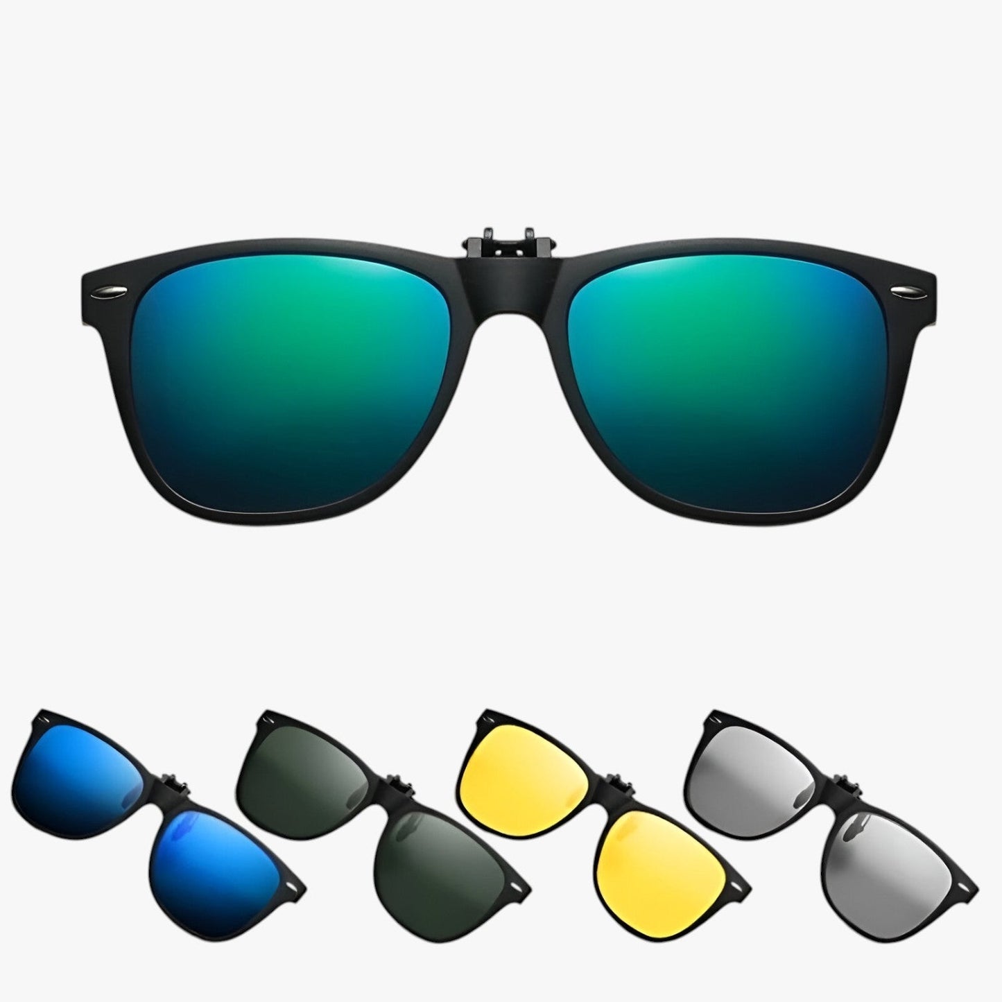 Archer | Polarisierte Flip-Up Fahrbrille – Klare Sicht bei Tag und Nacht
